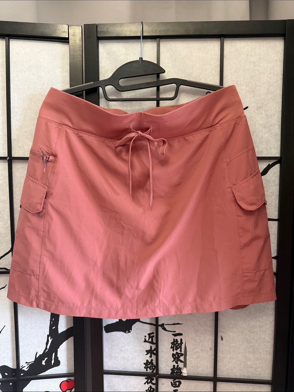 Gerry Pink Mauve Drawstring Lightweight Utility Skort